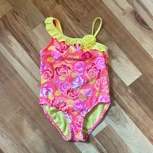 Breaking Waves One Piece Swimsuit Size 5Y